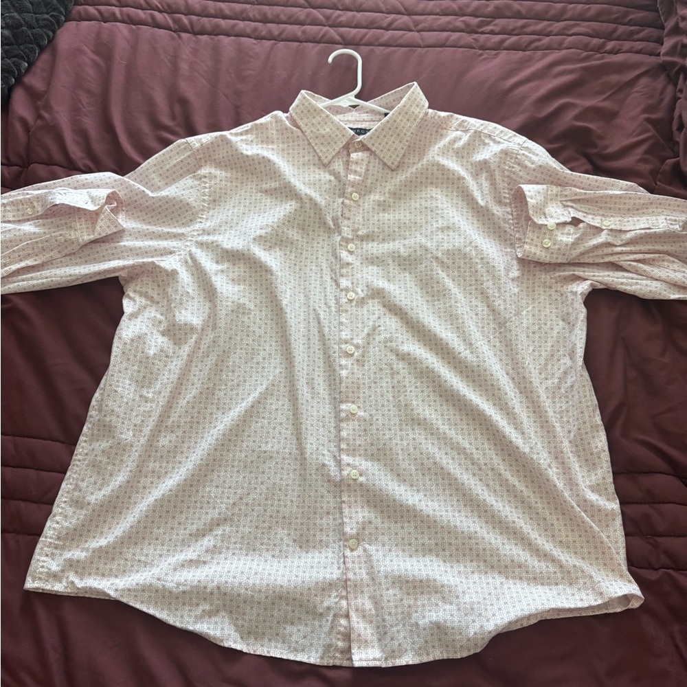 Men's Pink Patterned Shirt
